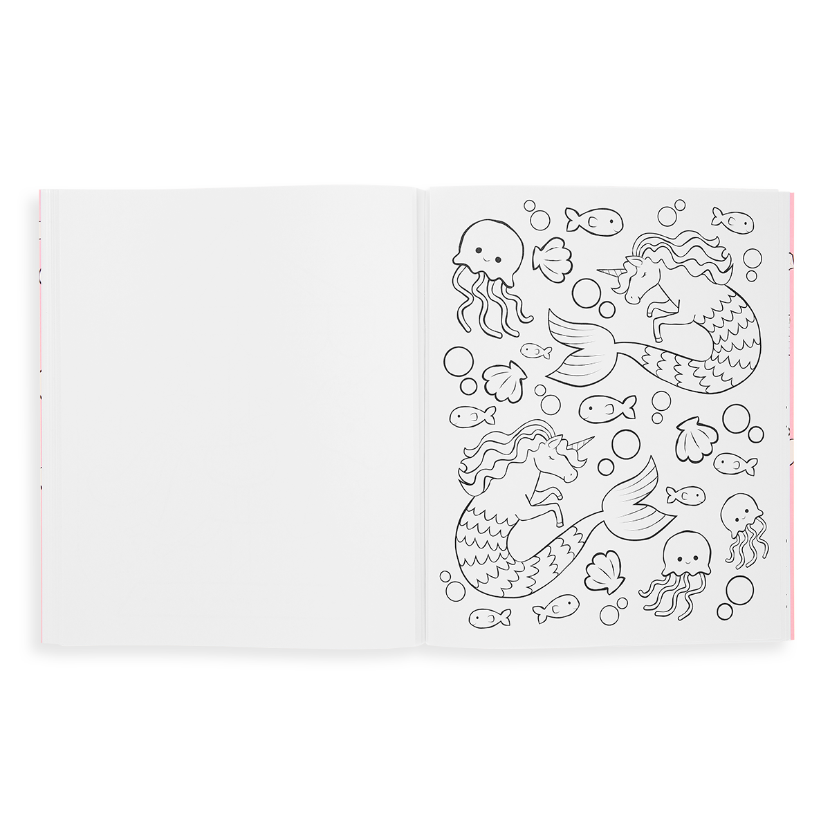 Enchanting Unicorns Color-In Book