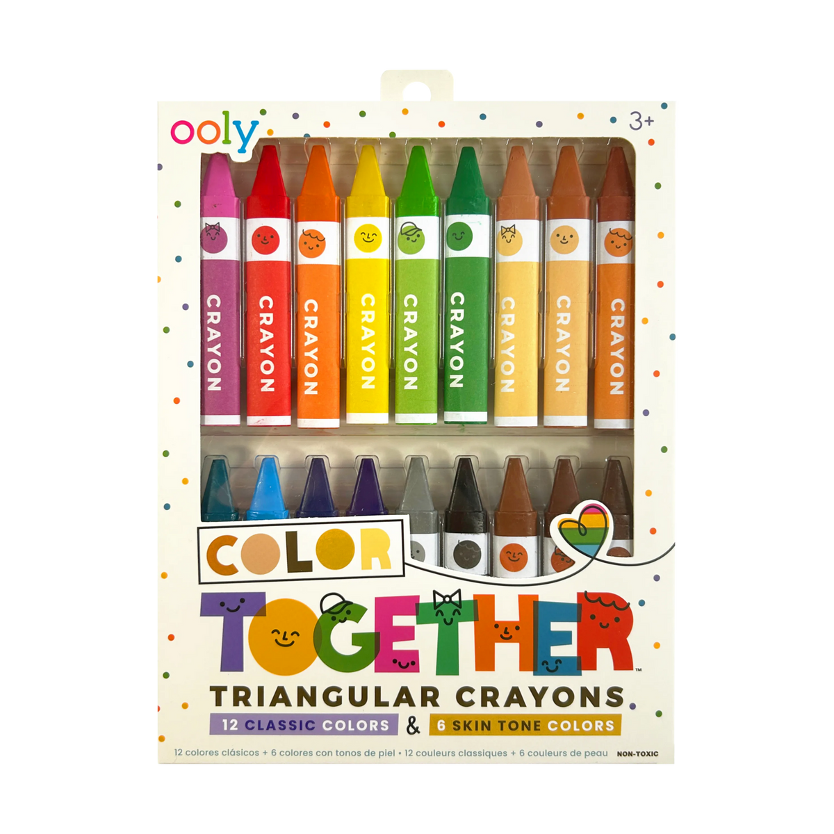Color Together Triangular Crayons set of 18
