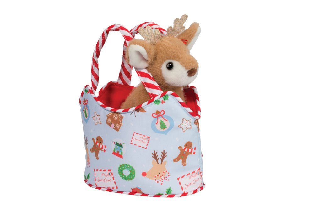 Cozy Christmas Sak w/ Reindeer