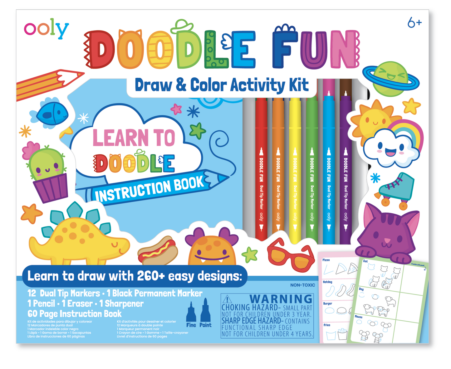 Doodle Fun Draw & Color Kit