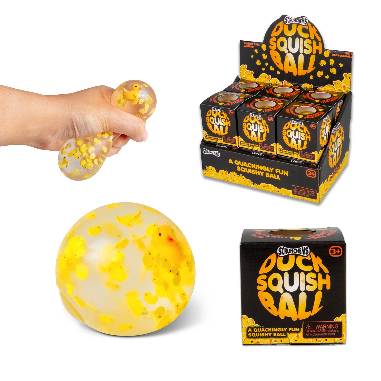 Scrunchems Duck Squishy Ball
