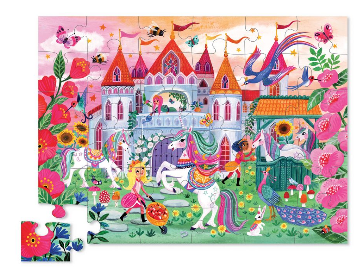36pc Unicorn Castle Puzzle