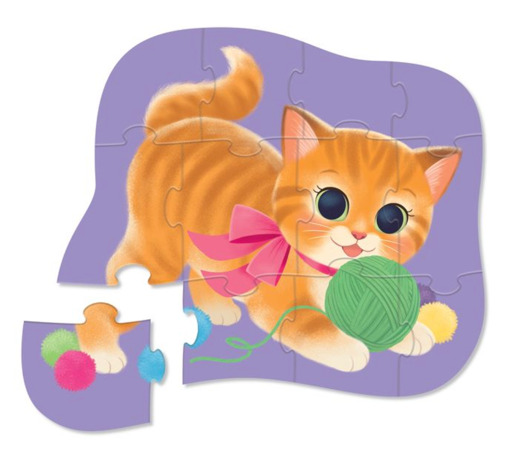 12pc Kitten Puzzle
