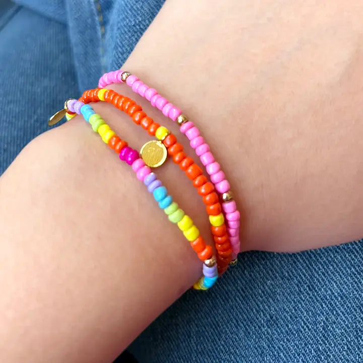 Girl Nation Rainbow Mini Beads Bracelet