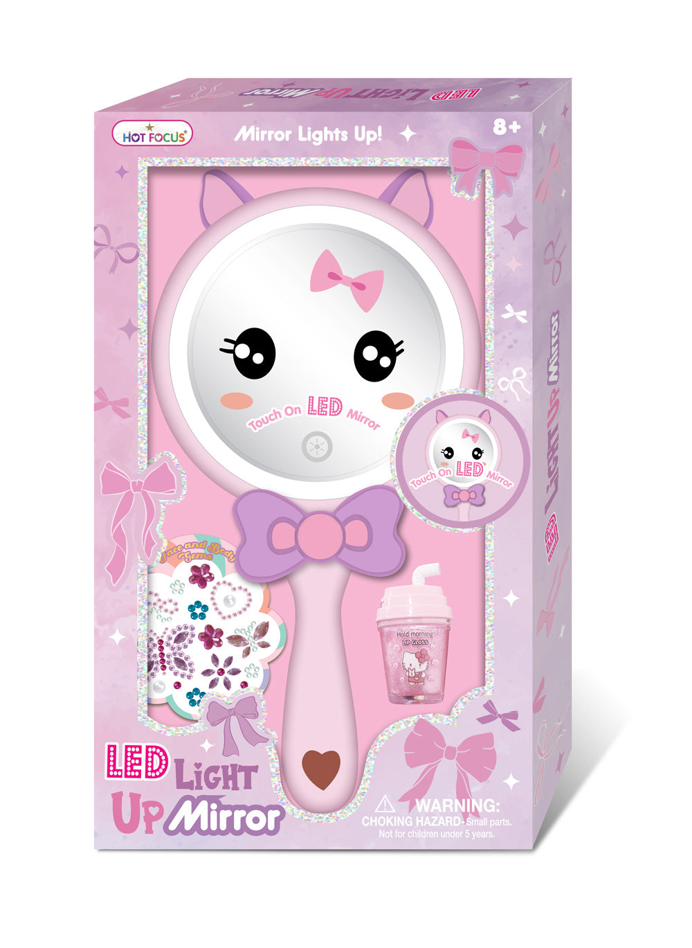 LED Light Up Mirrow Bowtiful
