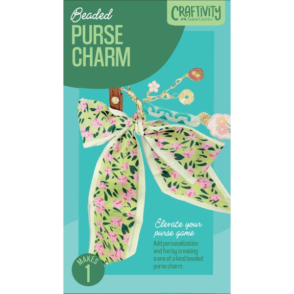 Beaded Purse Charm