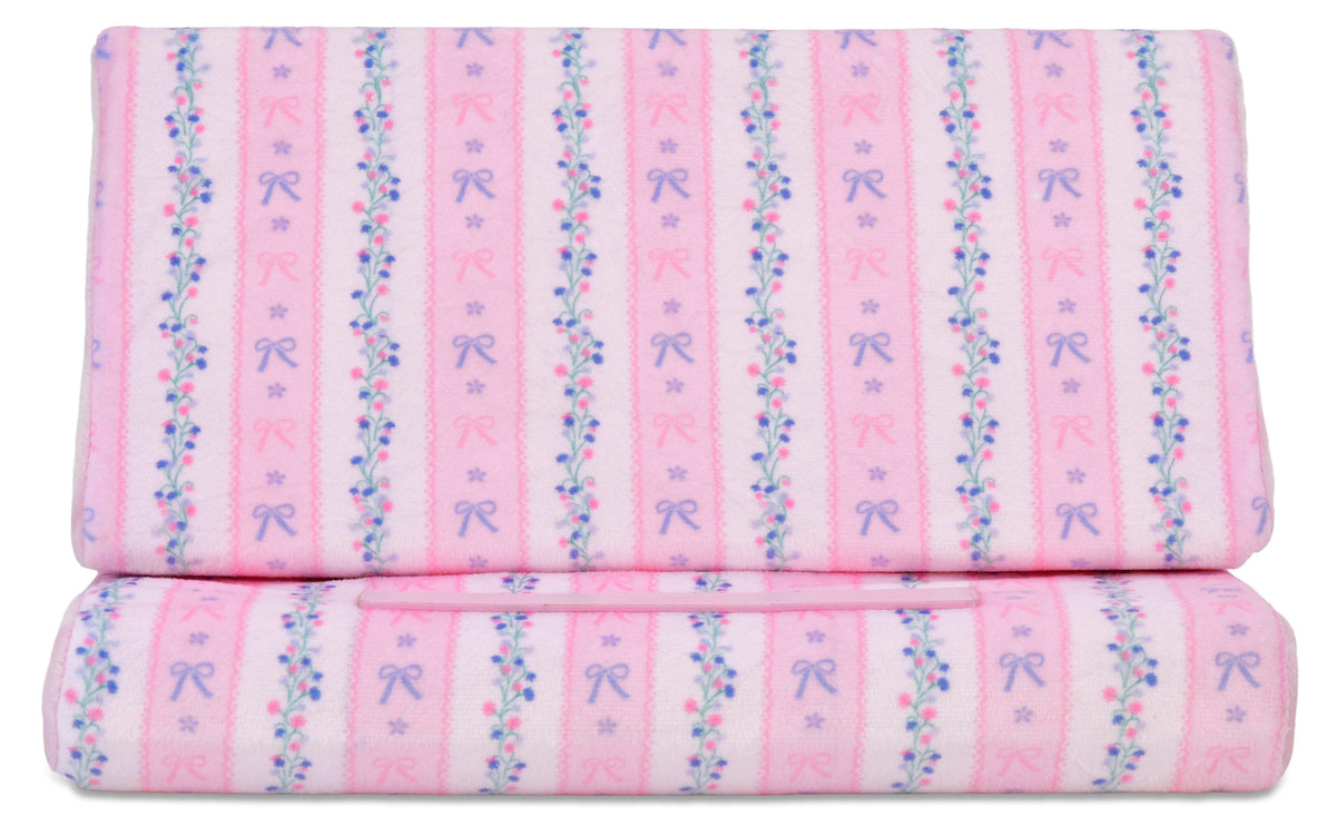 Floral Stripes Tablet Pillow