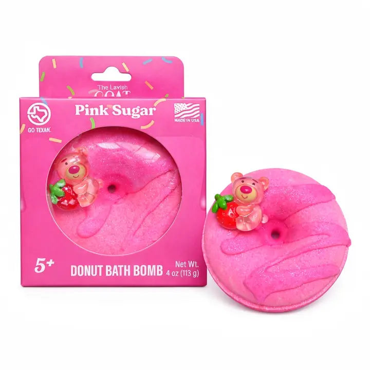 Pink Sugar Donut Bath Bomb