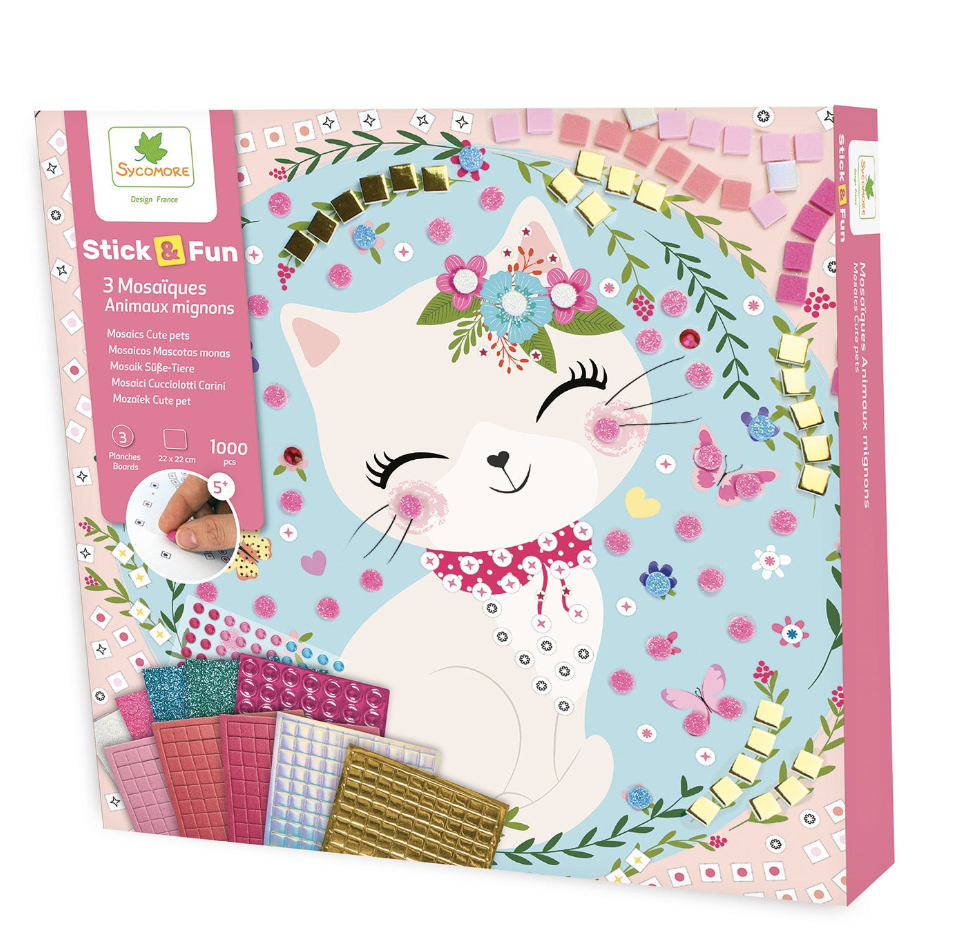 Stick & Fun Mosaics Cute Pets