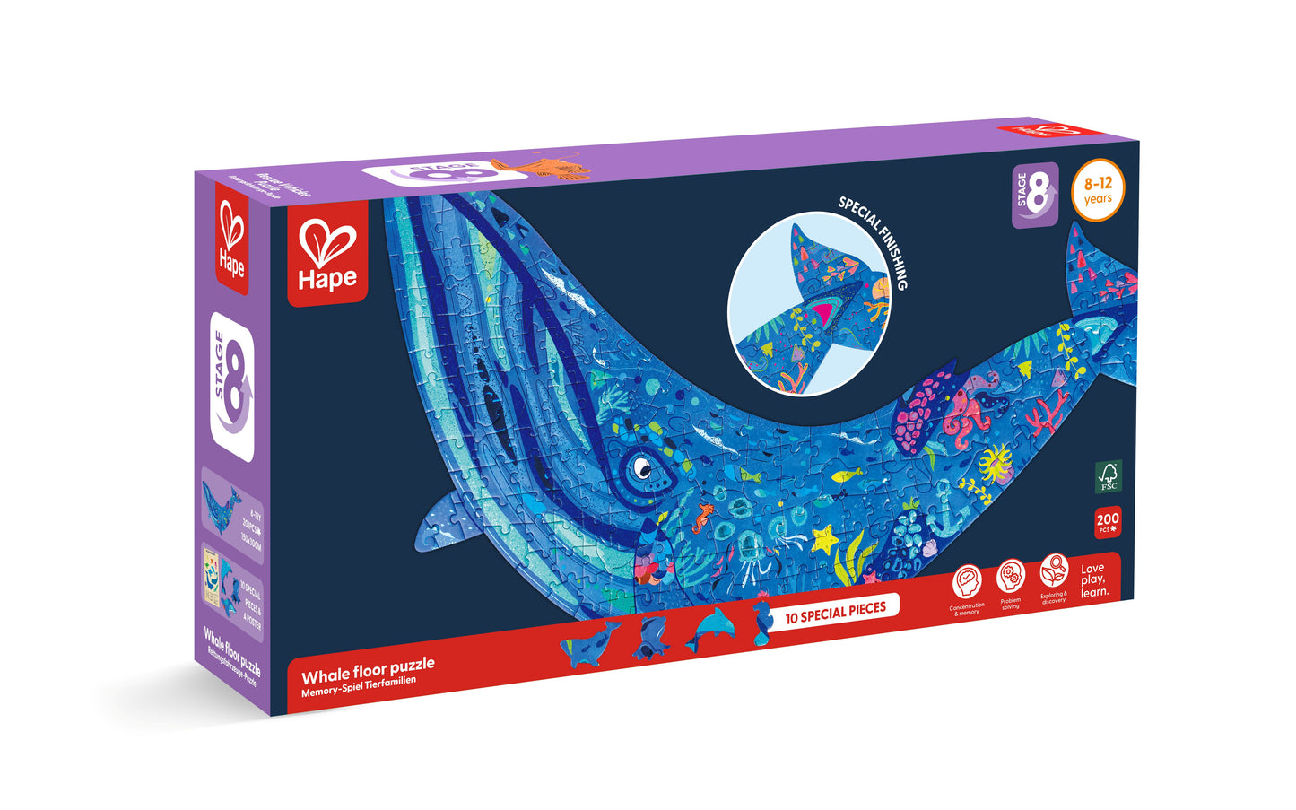 Humpback Whale Shimmer Puzzle 200pcs