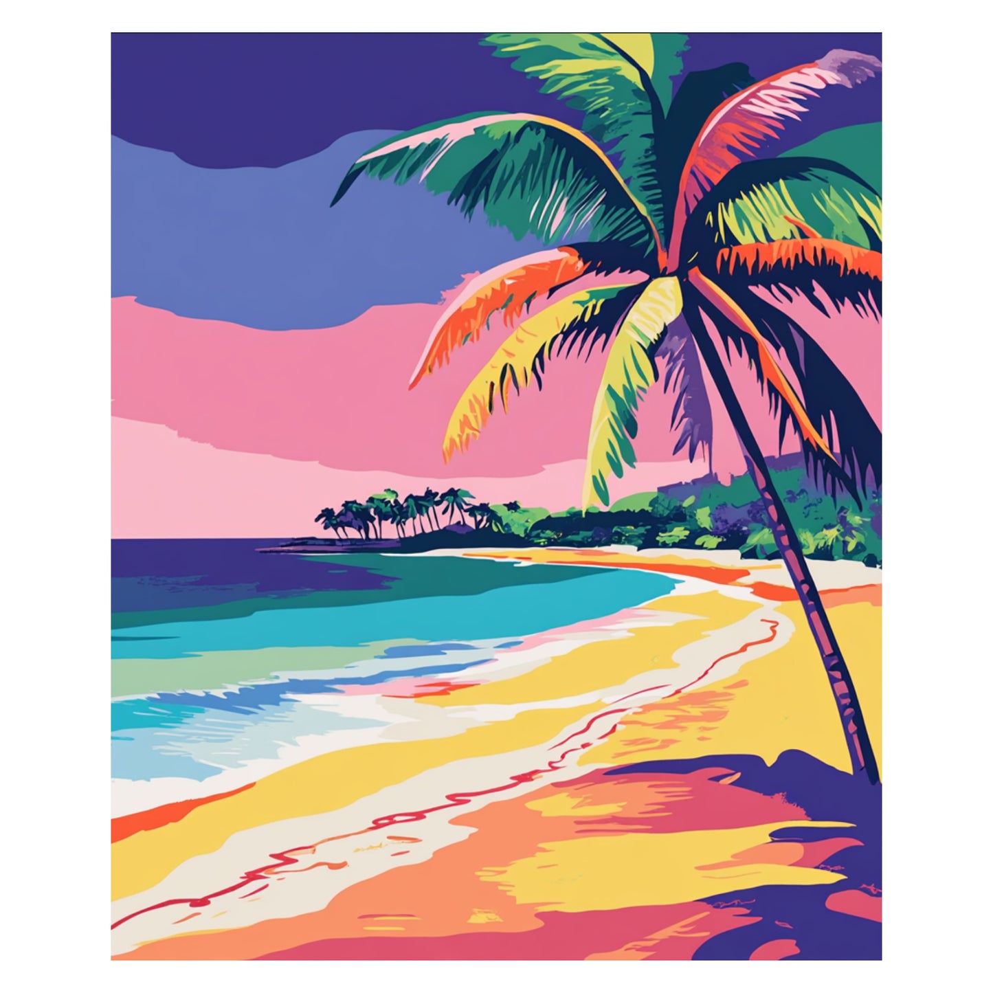 Pixel Pop- Golden Hour Bay