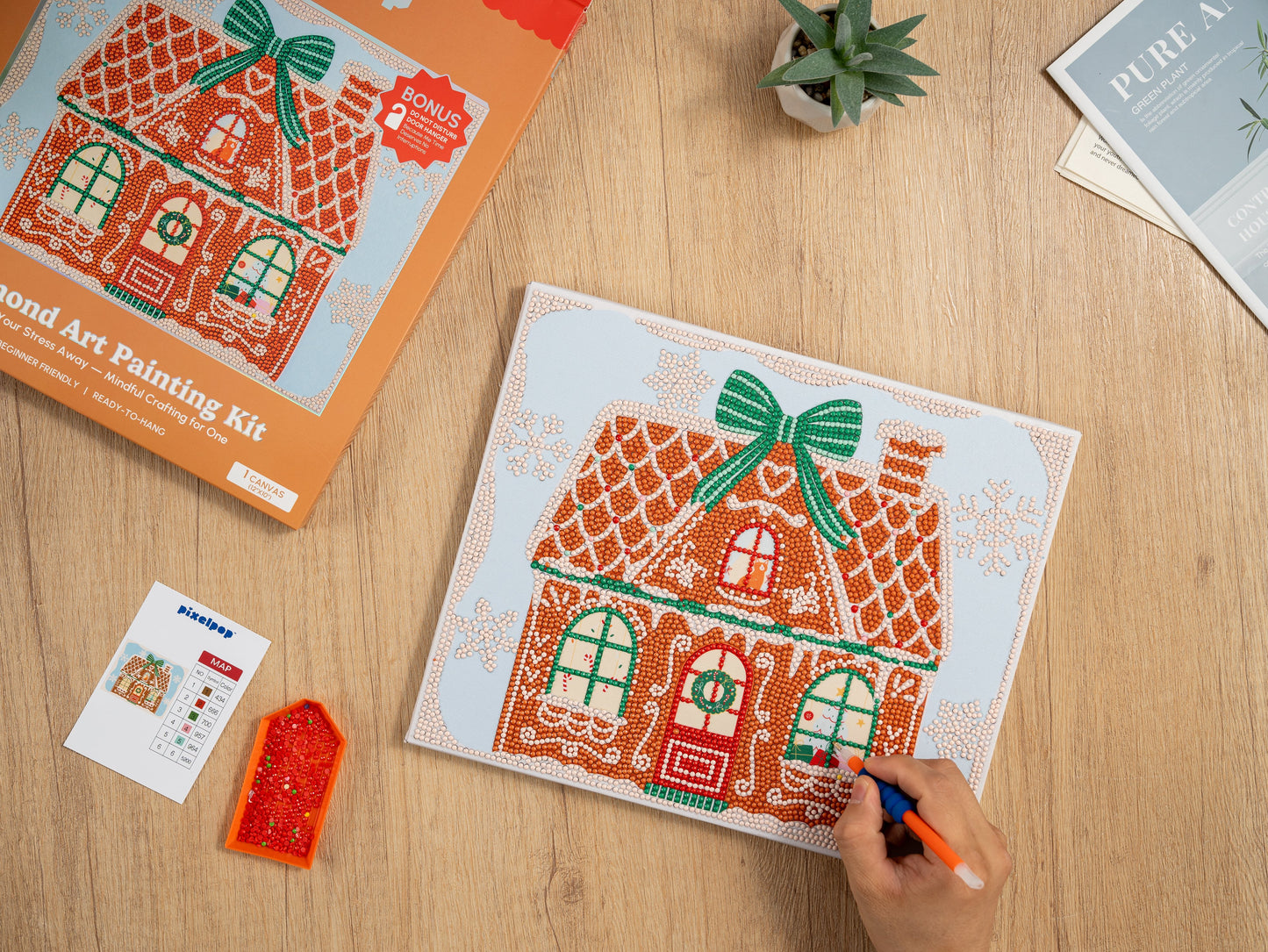 Pixel Pop-Gingerbread Dreams