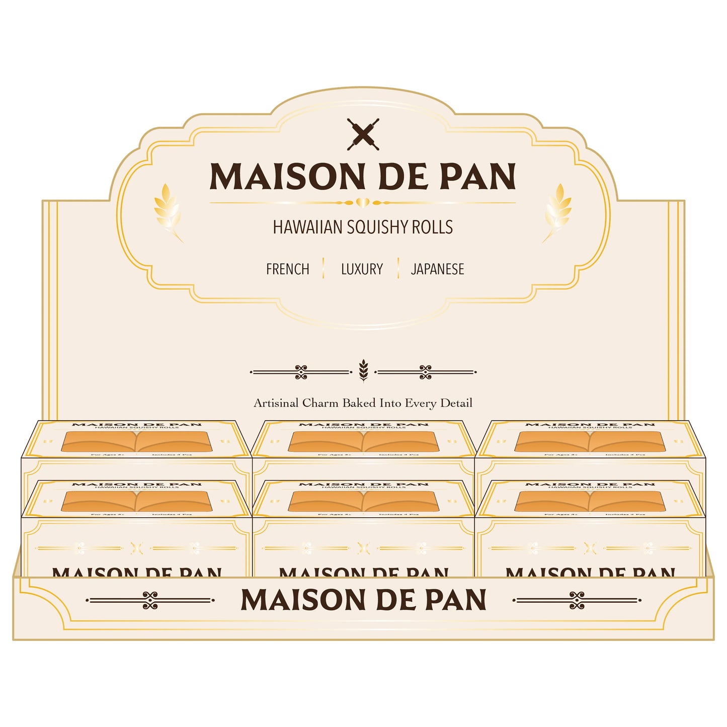 Maison de Pan Melon Bread Loaf Squishy