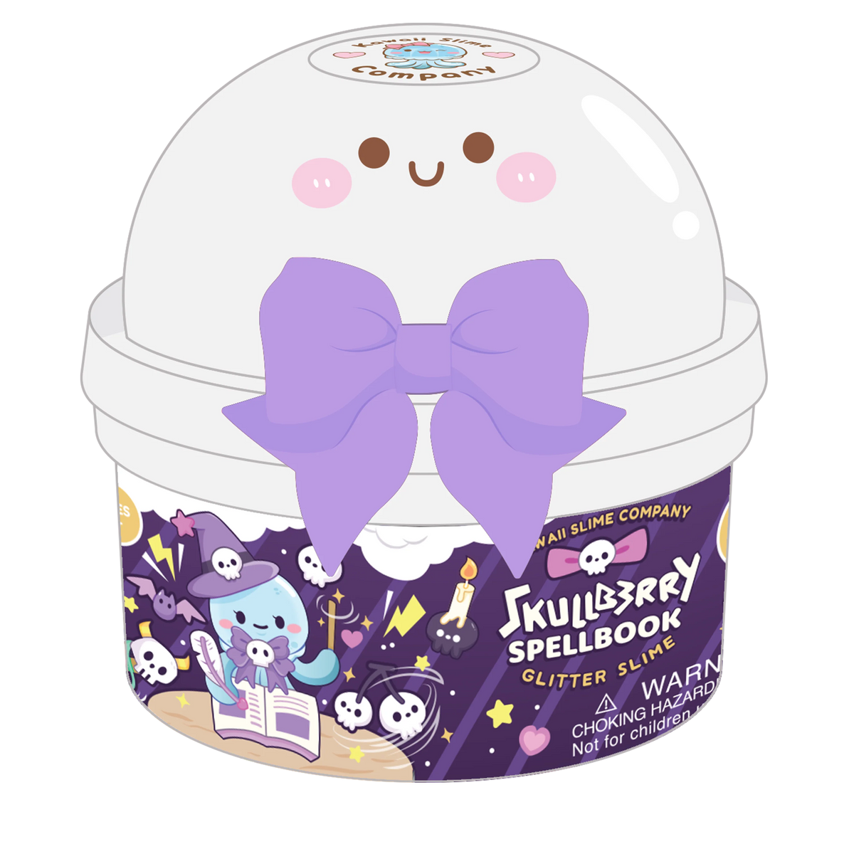 Skullberry Spellbook Glitter Slime