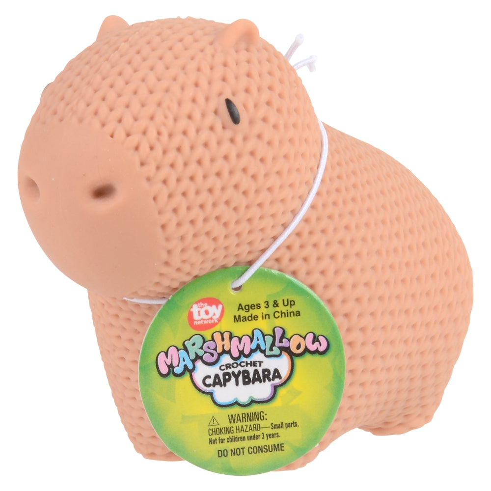 Marshmallow Crochet Capybara Squishy