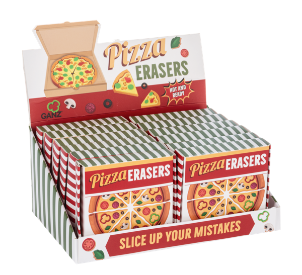 Pizza Erasers
