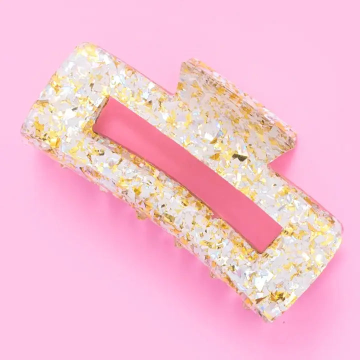 Pearl Confetti Claw Clip