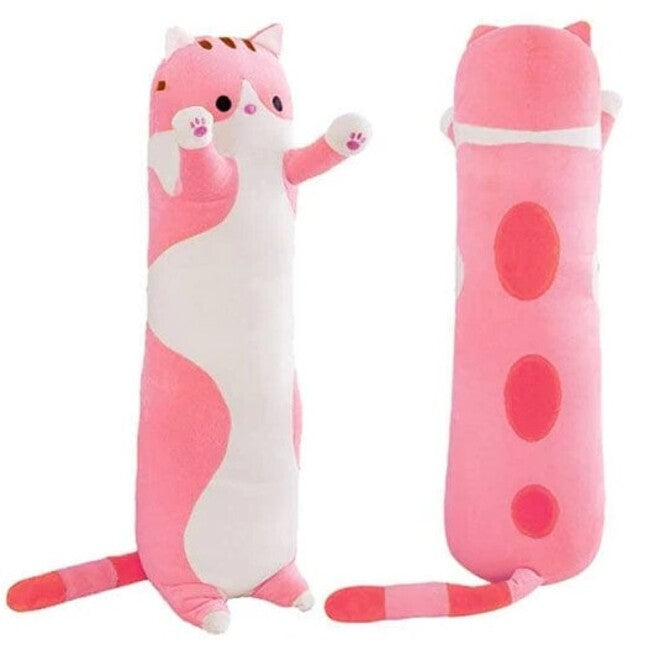 Long Plush Pink Cat