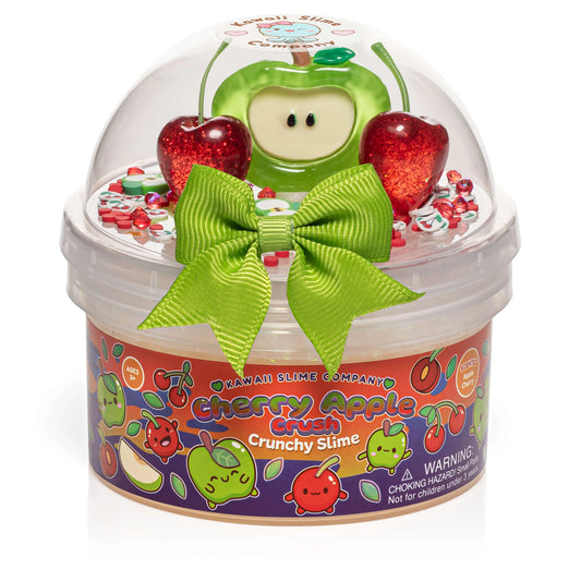 Cherry Apple Crush Crunchy Slime