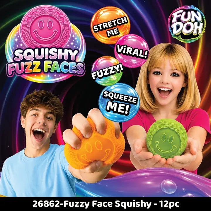 Fun Doh Fuzzy Face Squishy
