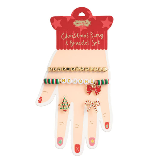 Ho Ho Ho Bracelet & Ring Set