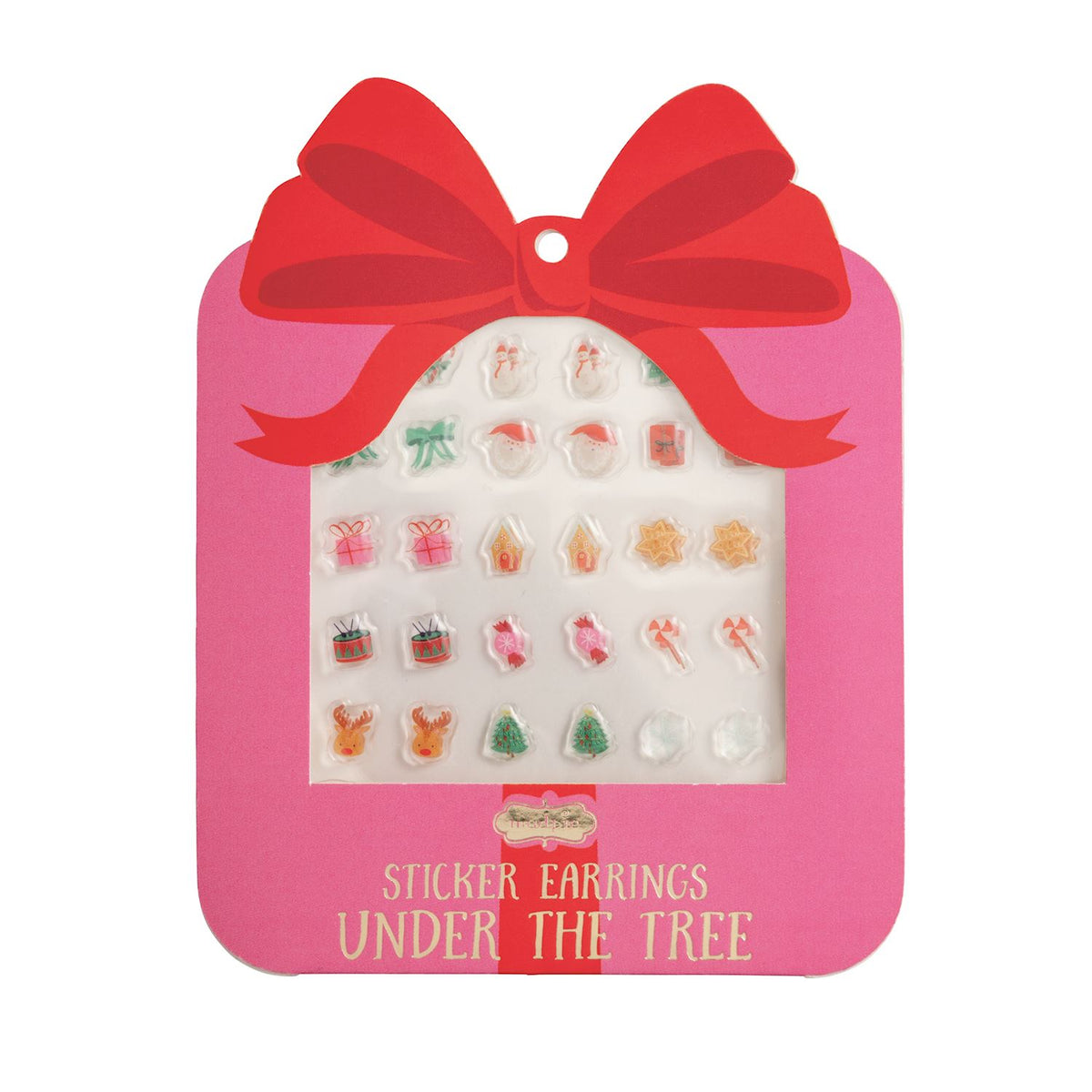 Present Stick On Earrings
