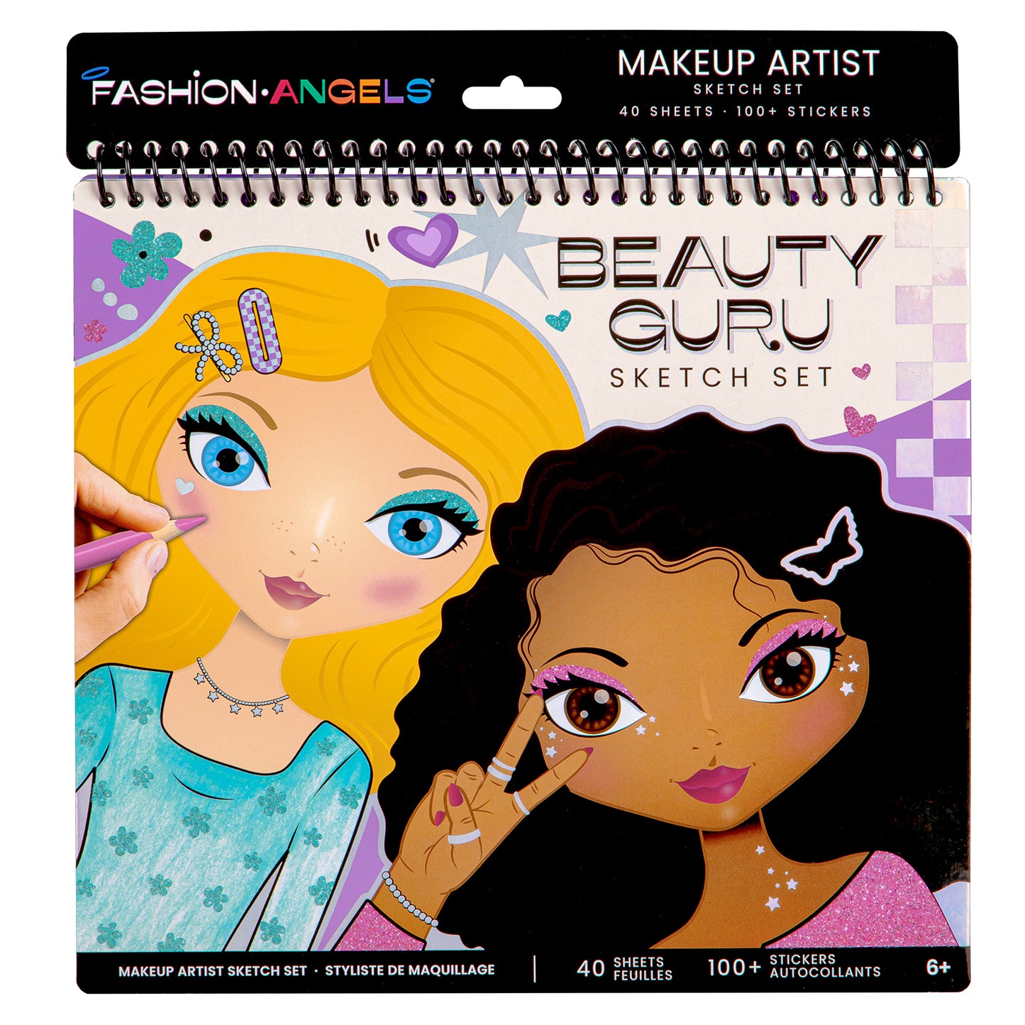 Beauty Guru Makeup & Hair Design Sketch Set