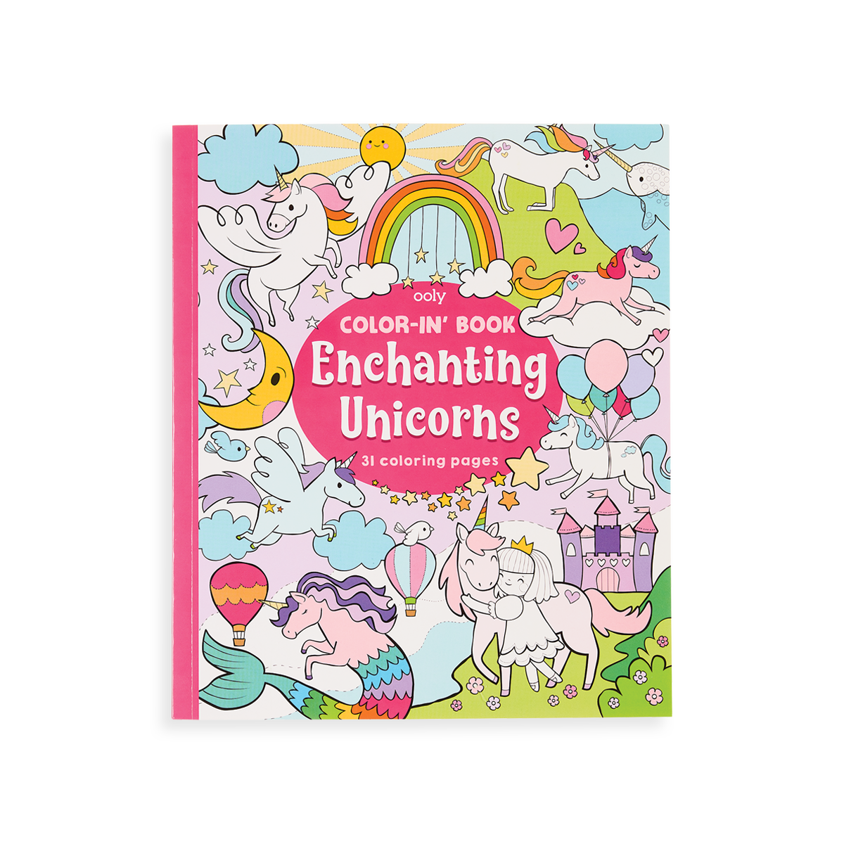 Enchanting Unicorns Color-In Book