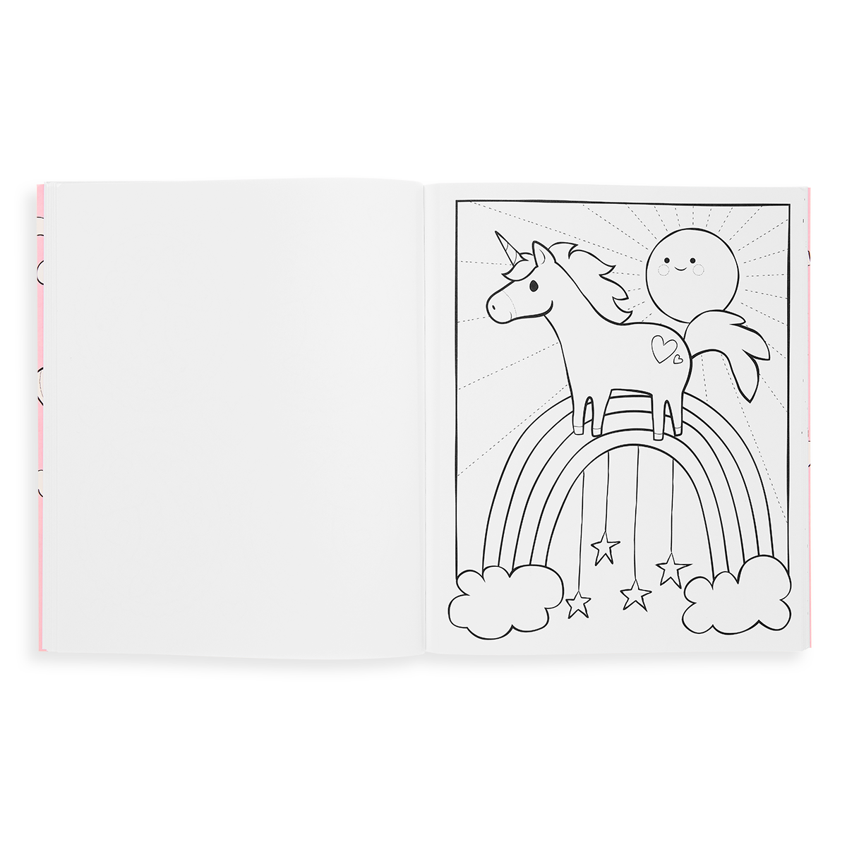 Enchanting Unicorns Color-In Book