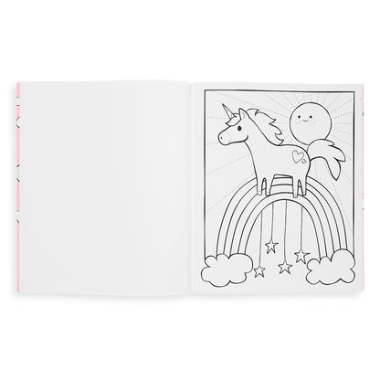 Enchanting Unicorns Color-In Book