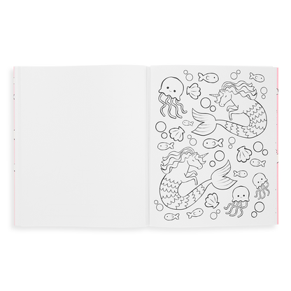 Enchanting Unicorns Color-In Book