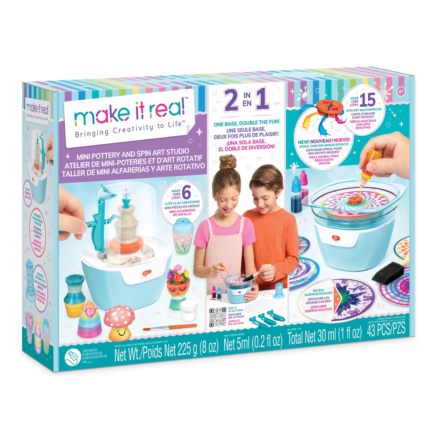 Mini Pottery and Spin Art Studio