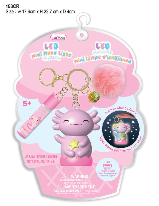 Mini Mood Light Keychain Critter