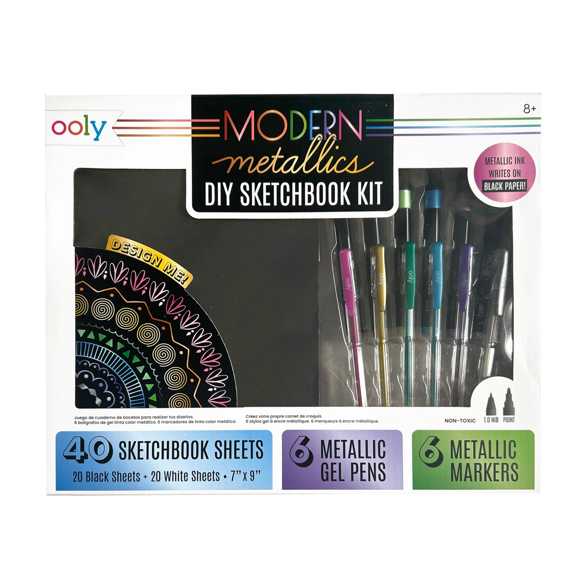 Modern Metallics Sketchbook Kit