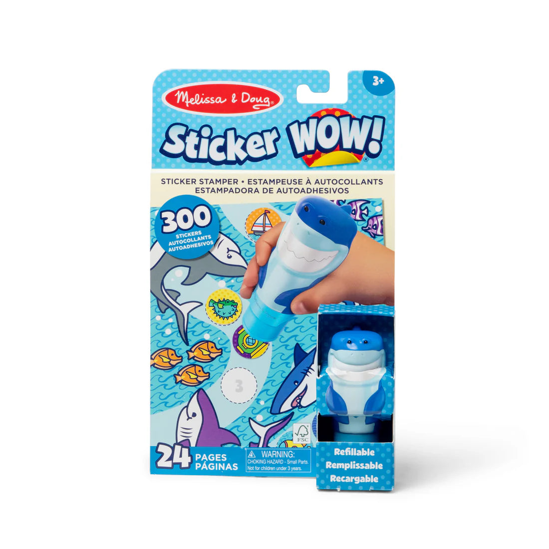Sticker Wow Shark