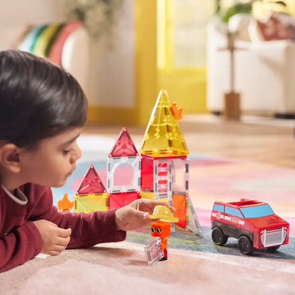 Magnatiles Fire Rescue