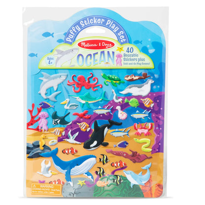 Puffy Sticker Playset Ocean