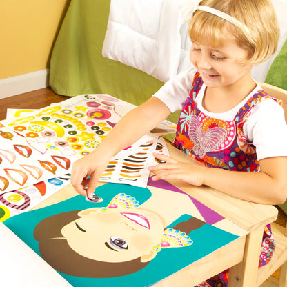 Make a Face Sticker Pad- Fashion Faces
