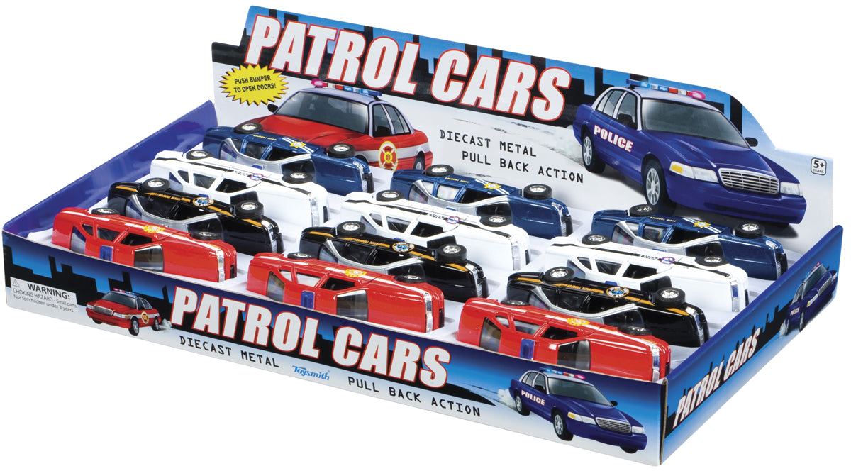 Pull Back Patrol Car