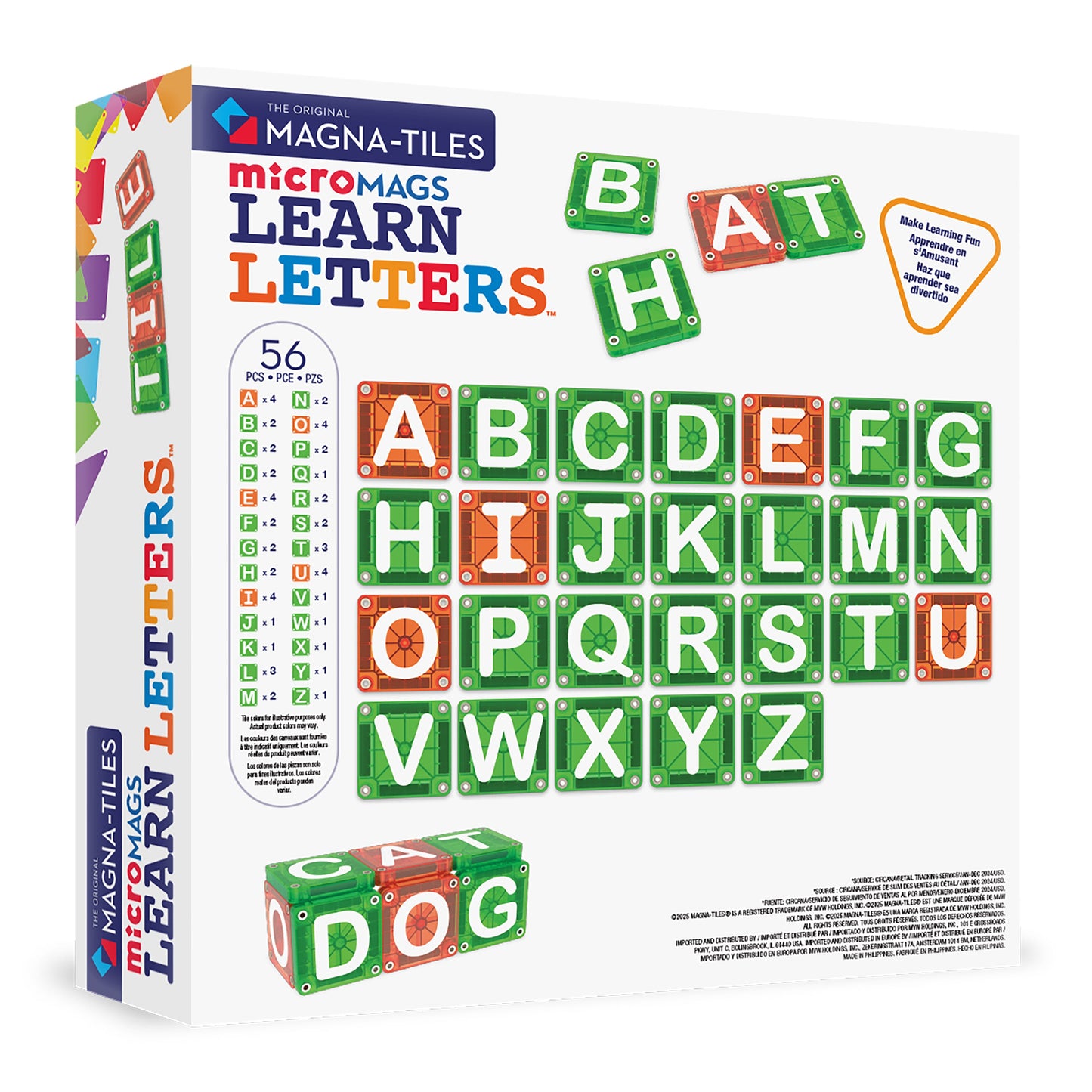 Micromags Learn Letters