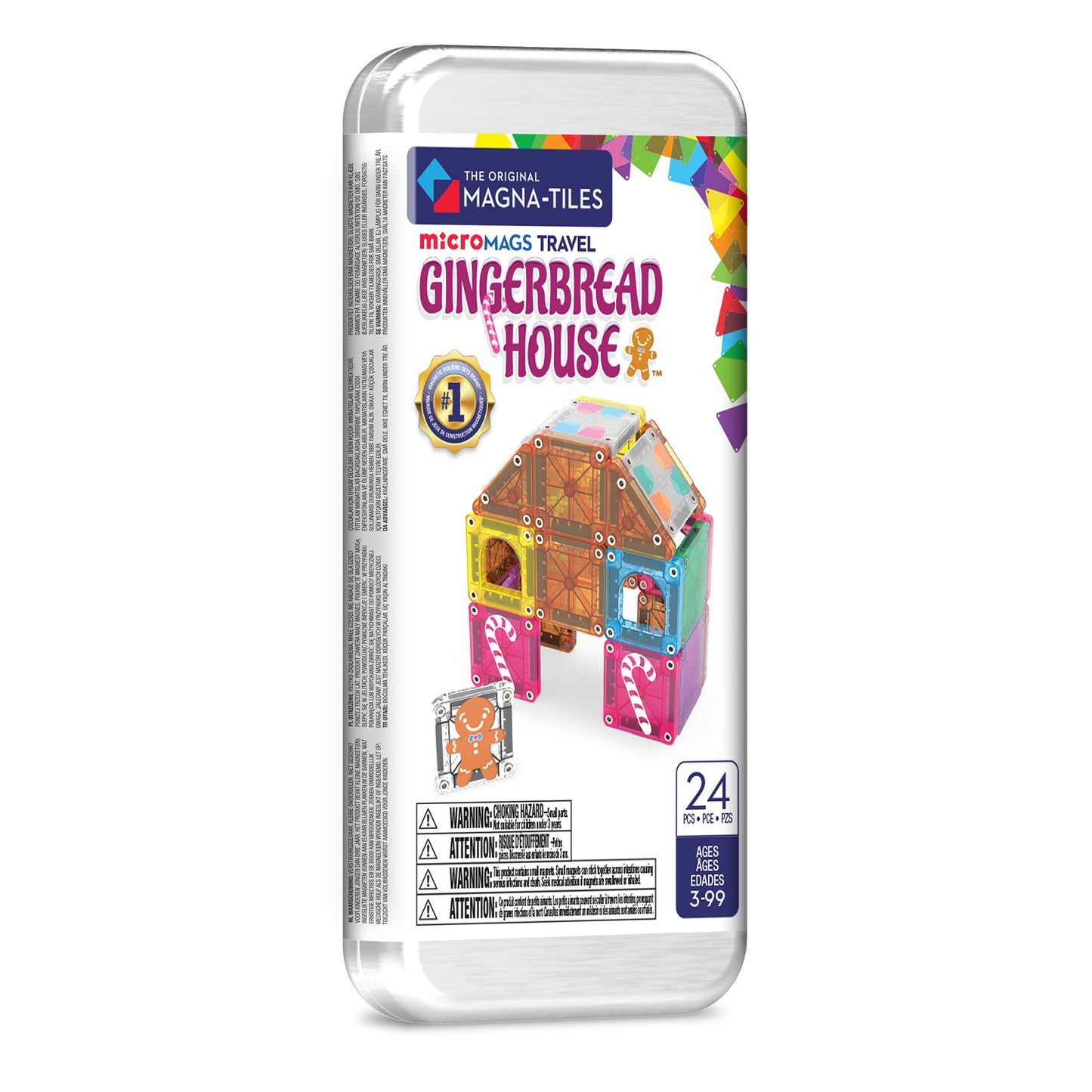 MicroMags Gingerbread House 24pc Set