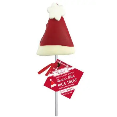 Santa Hat Rice Krispy Treat