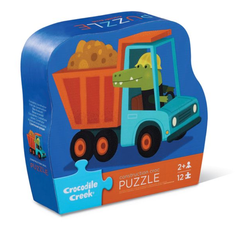 12pc Construction Crocodile Puzzle