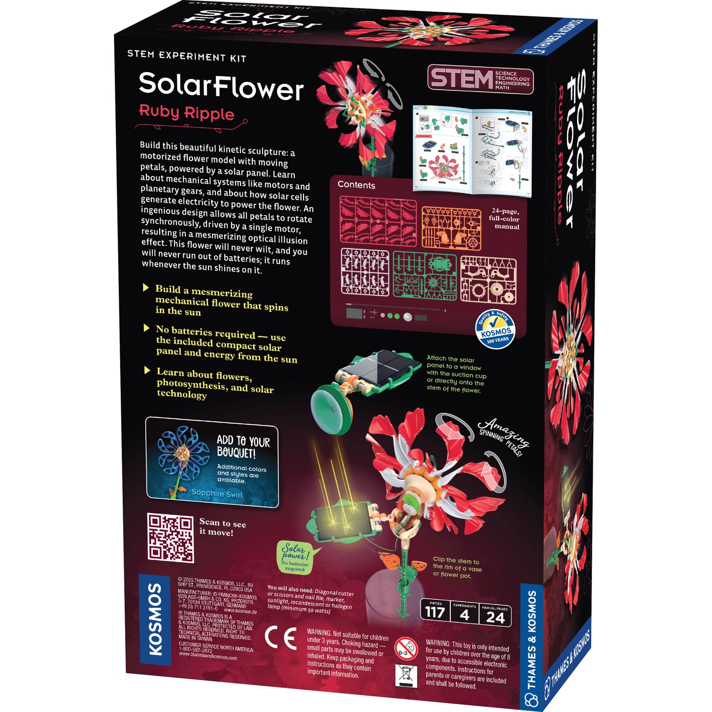 Solar Flower- Ruby Ripple