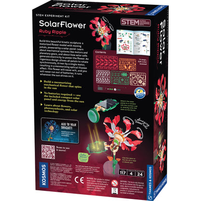 Solar Flower- Ruby Ripple