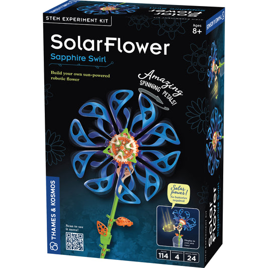 Solar Flower- Sapphire Swirl