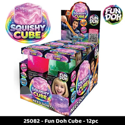 Fun Doh Squeeze & Sparkle Cube