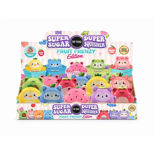 Plush Sugar Squisher Fruit Frenzy