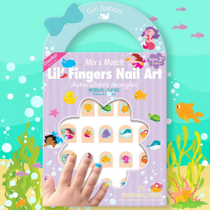 Lil Fingers Nail Art Mermaids & Friends