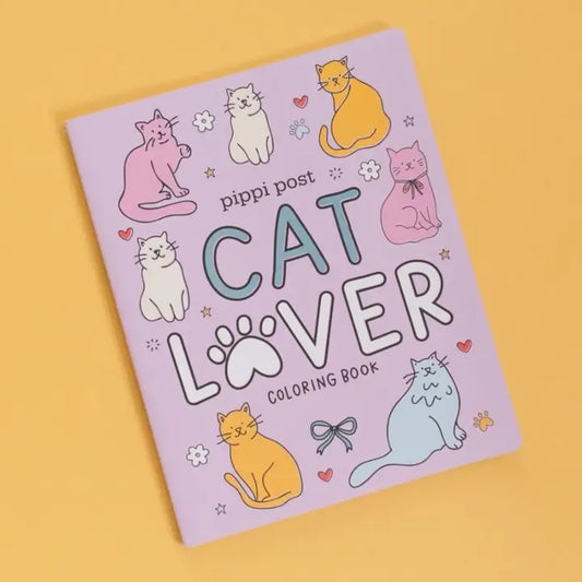 Cat Lover Coloring Book